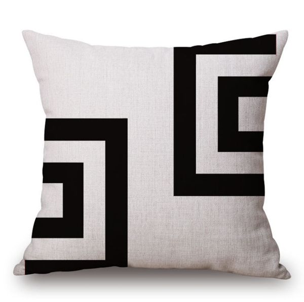 

наволочки бежевый геометрический бросьте наволочки nordic стиль декоративные наволочки автомобилей диван home decor черный и белый 19designs