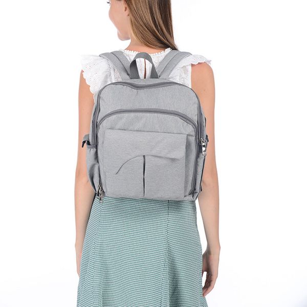 

outdoor backpack large capacity multi-pockets zipper casual baby bag zj55