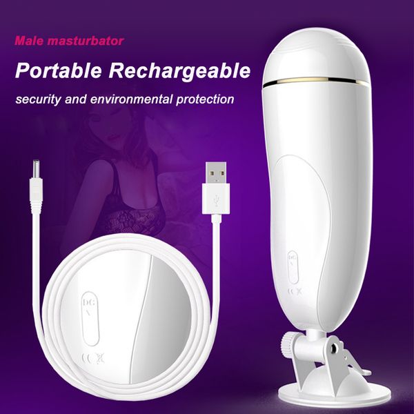 sexo massagerMale Artificial vagina masturbador automático copo elétrico masculino vibrador adulto Produto sexo buceta brinquedo para homens T191225