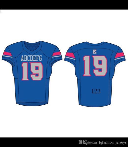 

2019 2020 football jerseys quick dry blue red embroidery logos wholesale men size jersey32, Black;red