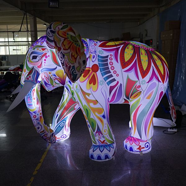 

Inflatable emulational elephant cartoon outdoor decorative inflatable elephant wild animal for zoo