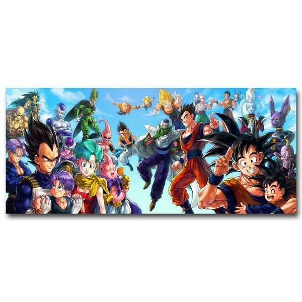 

z all characters art silk poster huge print 12x28 24x55inch new japanese anime wall pictures for home wall decor 004