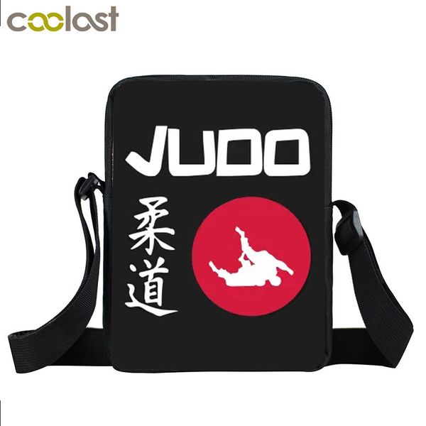 

cool martial art judo / taekwondo / karate aikido mini messenger bag boys crossbody bags kids cobra kai bag children book bags