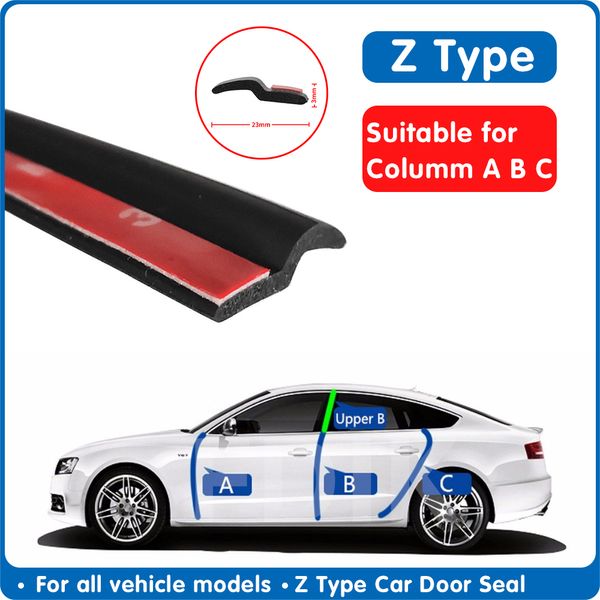 

car door seal noise insulation z type weatherstrip sealing rubber strip trim auto rubber seals z-shaped seal accessories