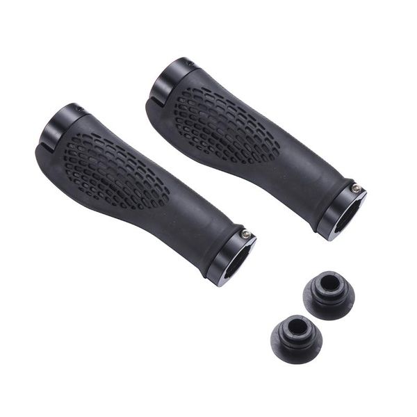 

1pair bike hand grips handlebar lockable mountain bike handlebar bicycle cycling rubber grip for cycling