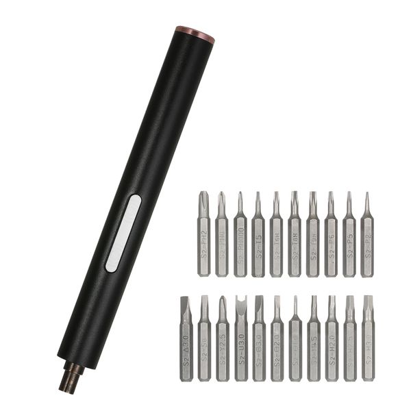 

electric power cordless screwdriver set rechargeable lightweight dual power electrical screw driver repair tools