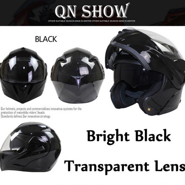 

full face motorcycle helmet with transparent lens multi colors dual visor helmets inner removeable flip up racing helmets
