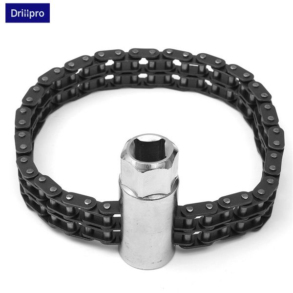

drillpro allen key chain type oil filter wrench with 1/2 inch 17mm deep socket for most cars and light trucks separate very fast