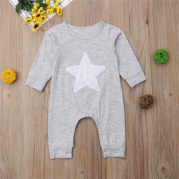 Canada American Flag Printed Toddler Baby Girls Long Sleeve Jumpsuits Playsuit Outfits