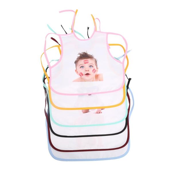 

50pcs sublimation blank bib with double rope