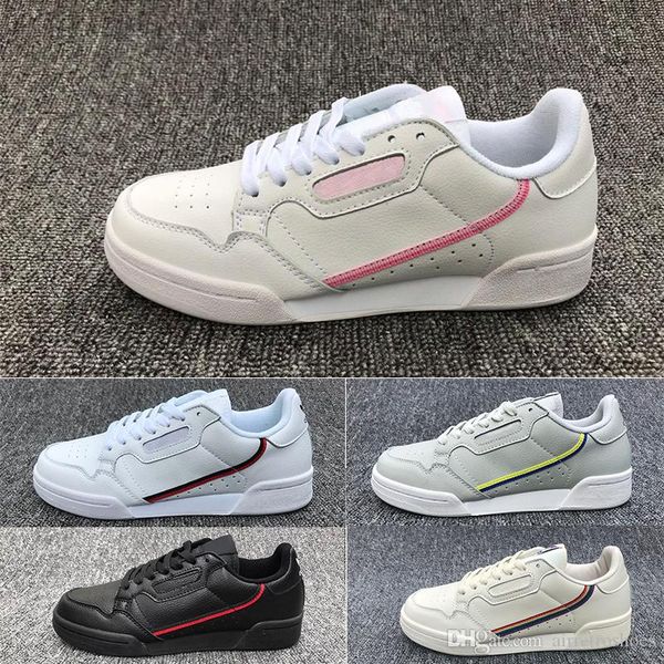 

2019 новое прибытие калабасас continental 80 повседневная обувь kanye west aero синий основные черный og белый мужчины женщины тренер спорт, Black