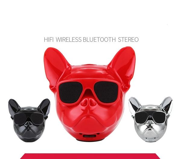 

2020 чиповые новый мини bluetooth спикер портативный стерео сабвуфер динамик громкой связи aerobull для iphone собака головы bluetooth спике
