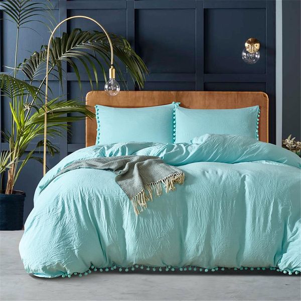 

lanke сплошной цвет хлопка кровати постельное белье, king  size постельное белье, пододеяльник простыня наволочки, постельное белье хло