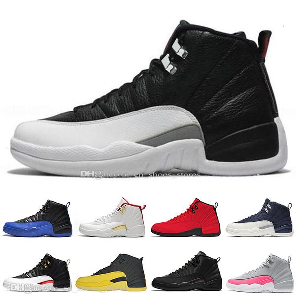 

discount playoffs 12 12s reverse taxi mens basketball shoes class of 2003 graduation pack bordeaux flu game men sports designer sneakers