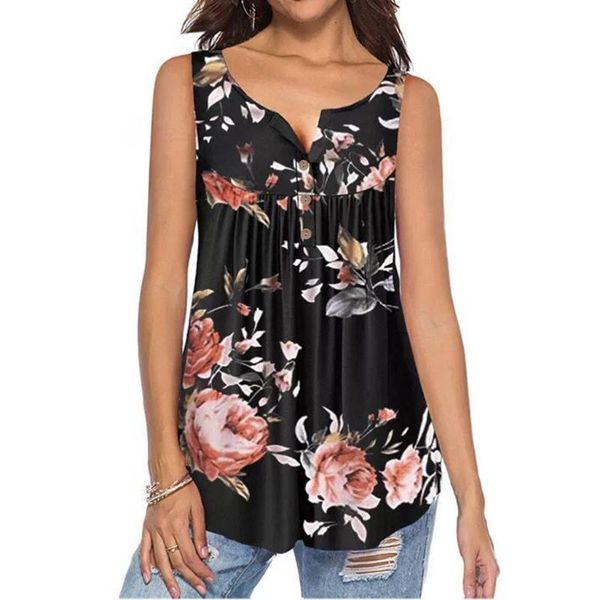 

fashion women chiffon blouses summer black shirt print waist blusas mujer de moda 2020, Black;blue
