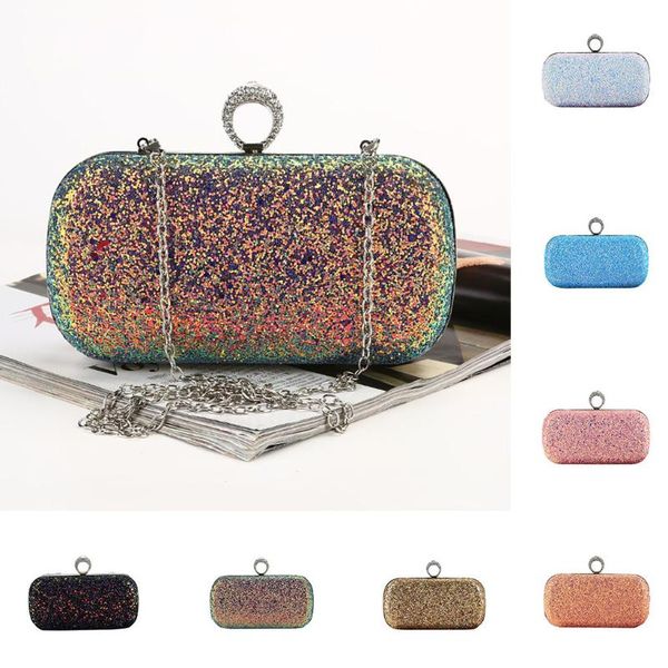

women party bag clutch shoulder fashion evening handbag creative colorful cross clutch retro solid handbagÂ summer wild toteÂ bag