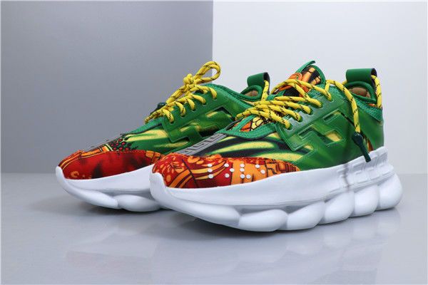 

Роскошный Бренд Дизайнер Обувь Модный Бренд Цепная Реакция Повседневная Обувь Мужчины Женщины Обувь Плоский Дизайнер Кроссовки Размер 36-45