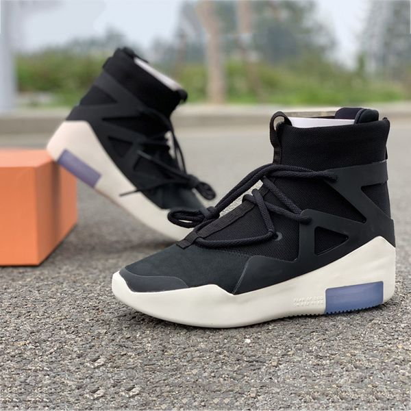 

Newest Air Fear Of God 1 Style Code King Basketball Shoes Mens High Fashion Sneakers Black Outdoor Designer Shoes