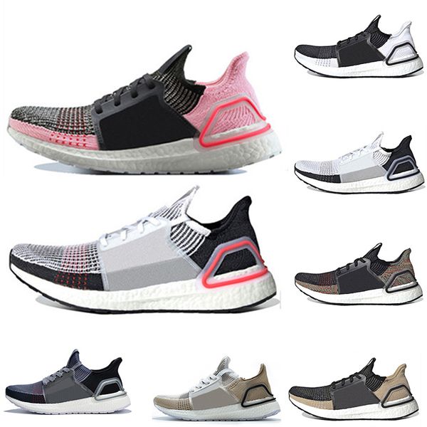 

New 2019 Ultra Boost 19 Laser Red Refract Oreo mens running shoes for men Women UltraBoost 5.0 Carbon Grey Sports Sneakers Designer Trainers