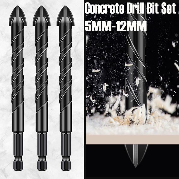 

1 piece concrete drill bit set material carbide tip masonry drill bits
