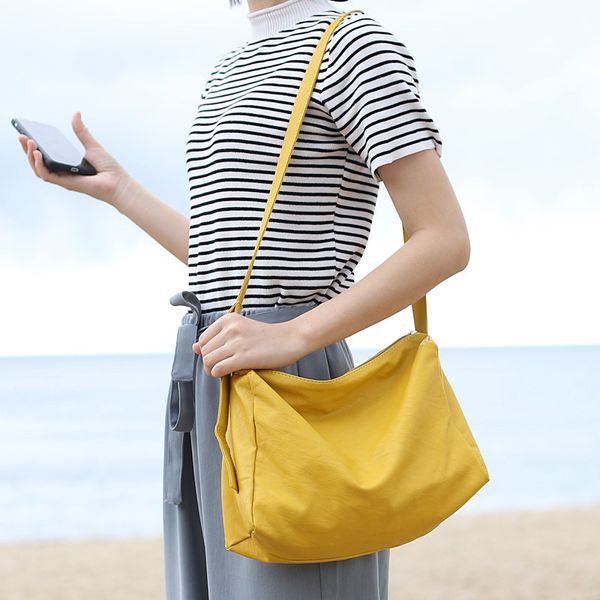 

женская кожаная сумка студентов сумка сплошной цвет pu сумки одно плечо сумки свободного покроя тотализатор женщины