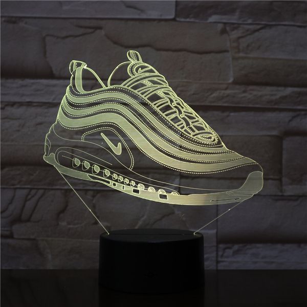 

16 colors sneaker shoes 3d led lamp nightlight usb battery operated led night light lamp visual light effect gift for teenager