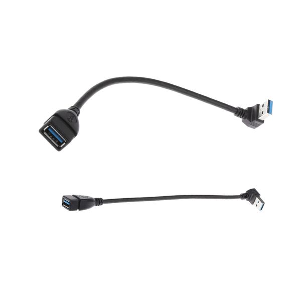 

usb 3.0 удлинитель мужского на женский кабель up 90+ вниз 90 градусов 9inch