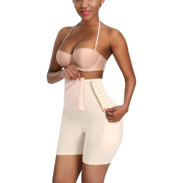 

postpartum body shaping pants high waist boxer briefs tummy boxer bulifter safety underpants slimming underwear, Black;white