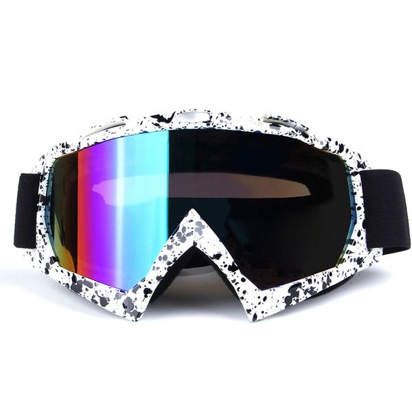 

ski men and women anti-fog winter glasses goggles anti-uv skis snow outdoor riding off-road helmet mask goggles windproof ski go