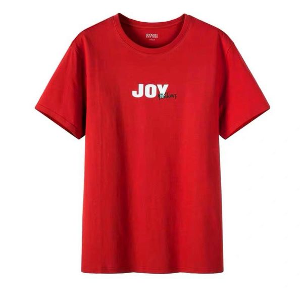 

19fw box logo joy t-shirt men's designer t-shirt fashion letter printed t-shirt street casual short sleeve 2020 summer 5 colors