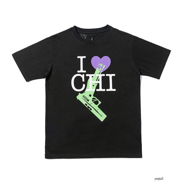 

vlone big v mens дизайнер тенниска чао бренд я люблю chi tee atlanta ограничено фиолетовое сердце ak с короткими рукавами футболка, White;black