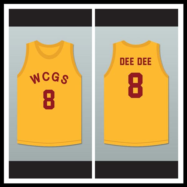 

Derek 'Dee Dee' Parker 8 Westlake Charlotte Grammar School Basketball Jersey My Brother and Me