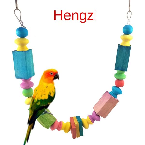 

parrot stand frame gnaw toys colour swing suspension bridge to climb ladder scaling ladder bird articles