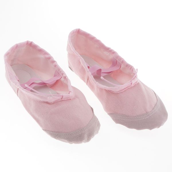 

half pointe ballet slipper pink dance shoes for children adult, Blue