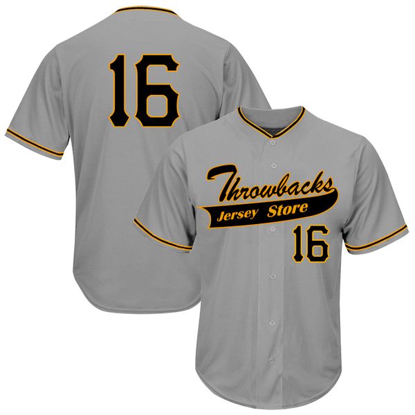 

Throwbacks Commemorative Jersey No16 Exquisite Embroidery High Quality Cloth Breathable Sweat Absorption Professional Jersey Production 2019