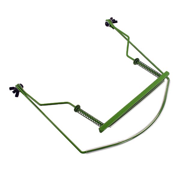 

durable iron harmonica neck holder stand support green for 10 holes harmonica accessory