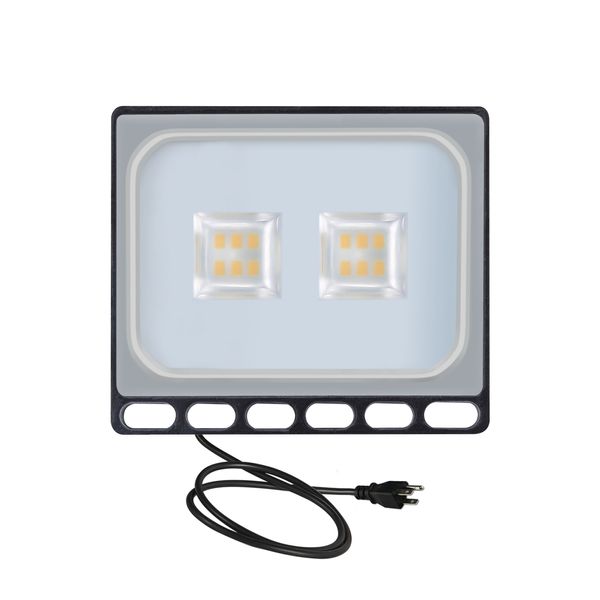 

living room bedroom household energy saving 10w led flood light ultra-thin warm white american standard with plug 110v