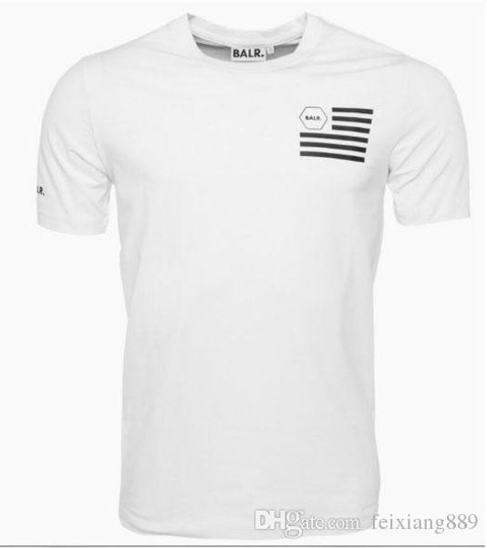 

high-quality 2018 new fashion summer style balr t shirt men&women short sleeve nl luxuries clothin round bottom long back t-shirt