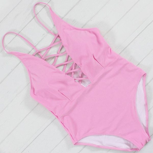 

one piece купальники 2020 sexy женщин купальники монокини купальник бинты bodysuit swimwear push up vintage summer печати пляжная одежда, White;black
