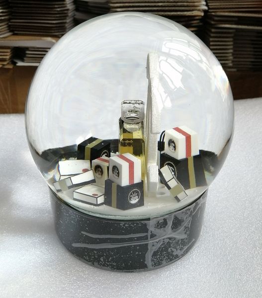 

2020 new christmas gift electric big snow globe classics letters crystal ball limited gift for vip customer