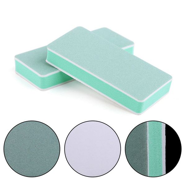 

nail buffers 1pcs art tips file tofu fluorescence sanding block polishing buffer buffing burnishing uv gel polish manicure tools set