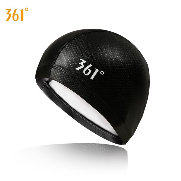 

361 quality swimming cap for women long hair men pu ear protector swim caps for pool water sports waterproof swimming hat