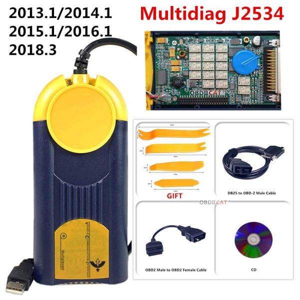 

car diagnostic tool v2020.1 multi-di@g access j2534 pass-thru obd2 device actia multidiag multi diag multi-diag v2011 v2020.3