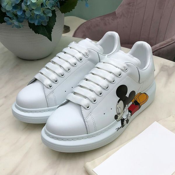 

high end luxury дизайнер женщины белая обувь top мода платформа кожа повседневная обувь кроссовки бег shoeswomenabout размер us5-9 type2