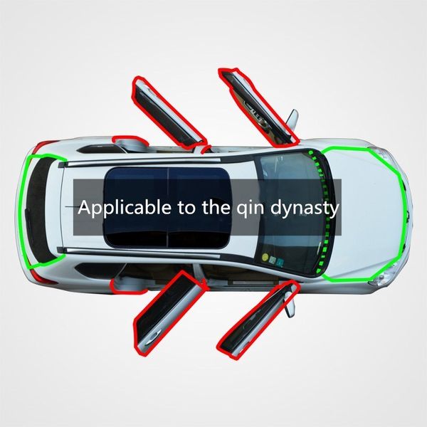 

for byd qin car sealing edge seam dust feng shui collision sound insulation retrofitted with modified rubber sealing strip