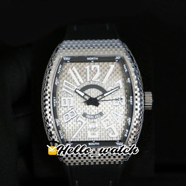 

vanguard watch luxury new date v45 sc dt black pxl silver dial automatic mens watch steel case rubber strap sport gents watches hello_watch, Slivery;golden