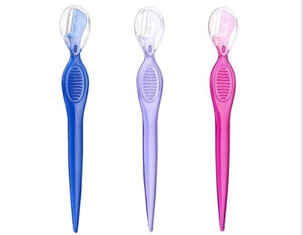 

women facial face razor eyebrow trimmers blades shaver knife blade eye brow shaping hair remover tool