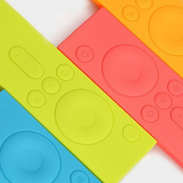 

soft silicone tpu protective case for xiaomi remote control mi tv box colorful rubber dustproof protective cover case