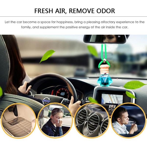 

1pc car air freshener cars perfume smell smell hanging perfume bottle pendant diffuser air freshener in car accessories gift