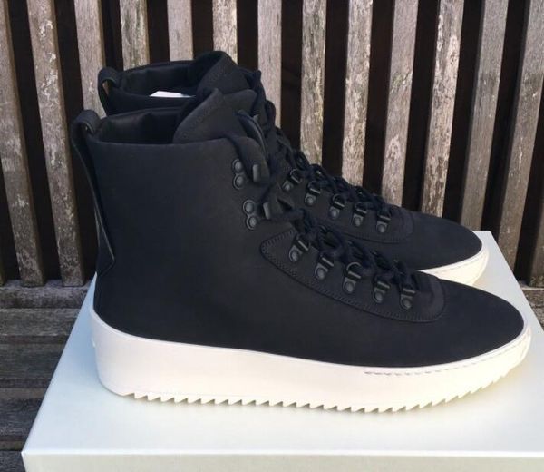 

2019 mens designer boots mens shoes Fear of God Top Hight Army Boots Men and Women Fashion Shoes Martin Boots size 38-46